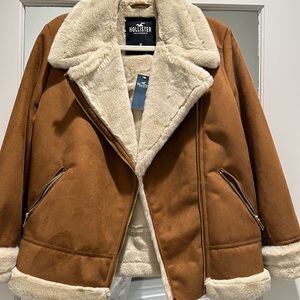 Hollister Faux Fur lined Jacket